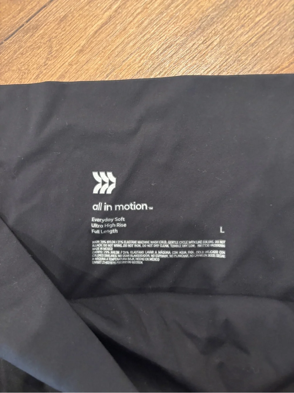 all in motion Black Kids Leggings